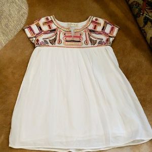 Girl's Zara embroidered dress size 6/7